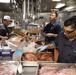 USS Barry (DDG 52) Sailors Prepare Food in the Galley While Operating in the Philippine Sea