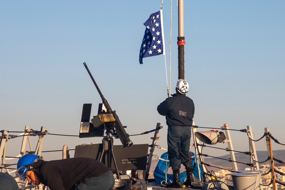 USS Farragut (DDG 99) Arrives in Piraues, Greece