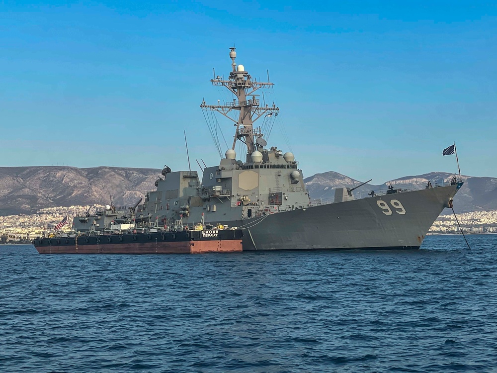 Dvids Images Uss Farragut Ddg 99 Arrives In Piraues Greece