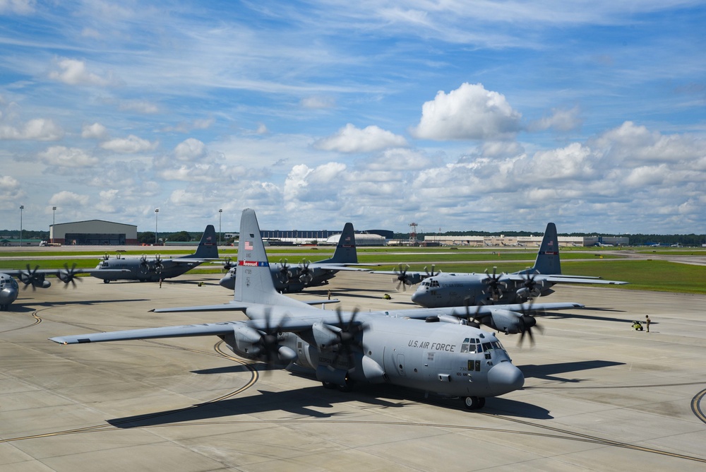 DVIDS - Images - The 165th Airlift Wing showcases C-130H fleet ...