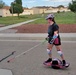 Meagan Gorsuch riding OneWheel with assistive technology