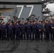 Royal Navy Sailors Visit USS George H.W. Bush (CVN 77)