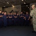 Royal Navy Sailors Visit USS George H.W. Bush (CVN 77)