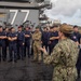 Royal Navy Sailors Visit USS George H.W. Bush (CVN 77)