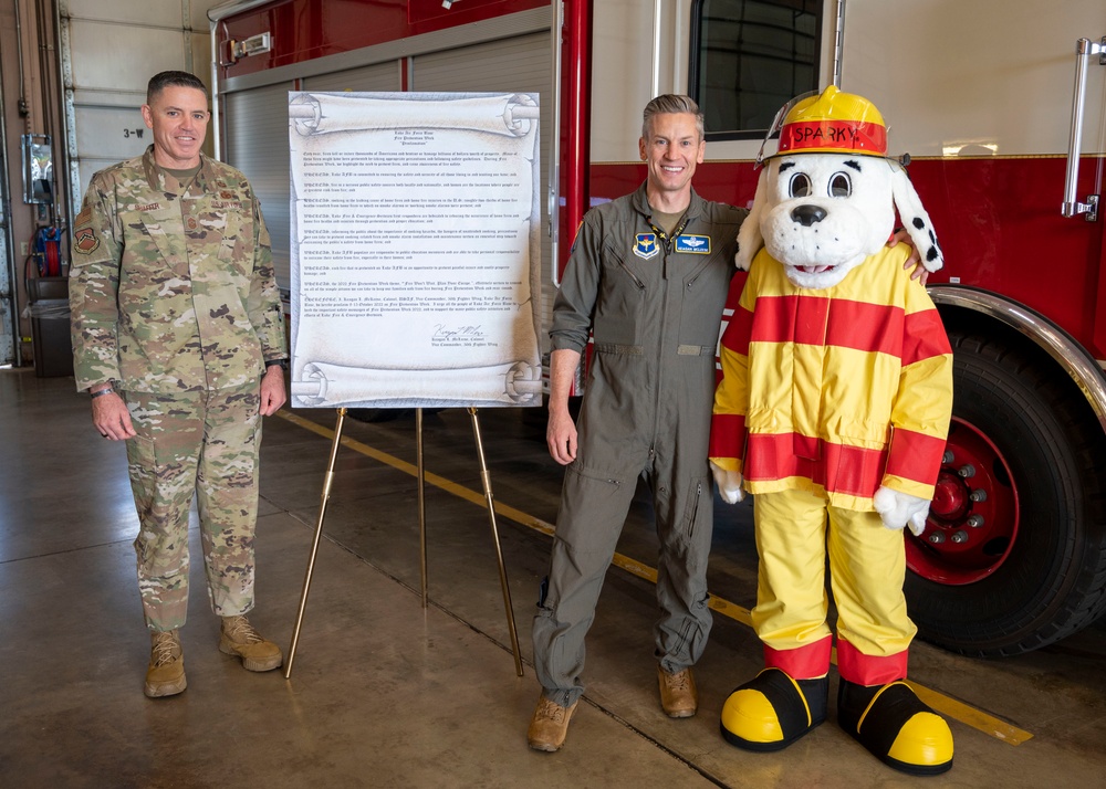 Luke AFB kicks off the 100th Fire Prevention Week