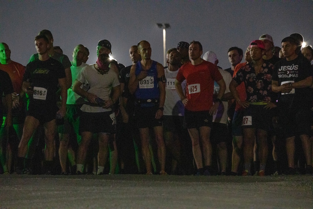 Army 10-Miler Official Shadow Run at Camp Arifjan, Kuwait 2022