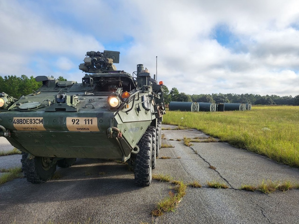 Soldiers train for wet gap crossing missions to prepare for large scale combat operations