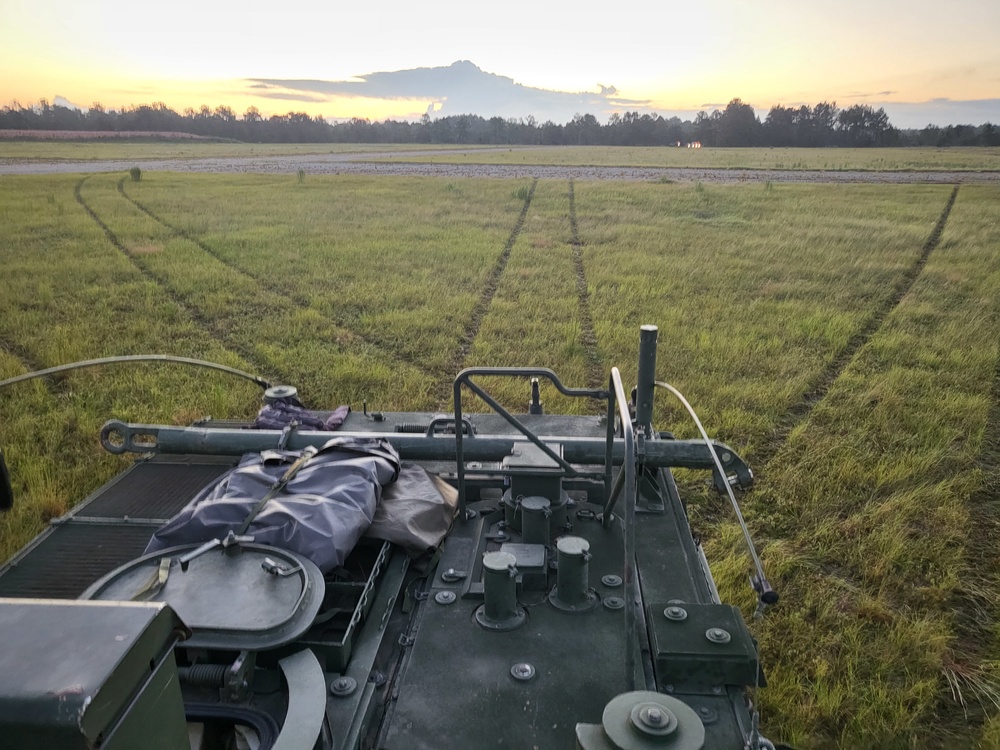 Soldiers train for wet gap crossing missions to prepare for large scale combat operations