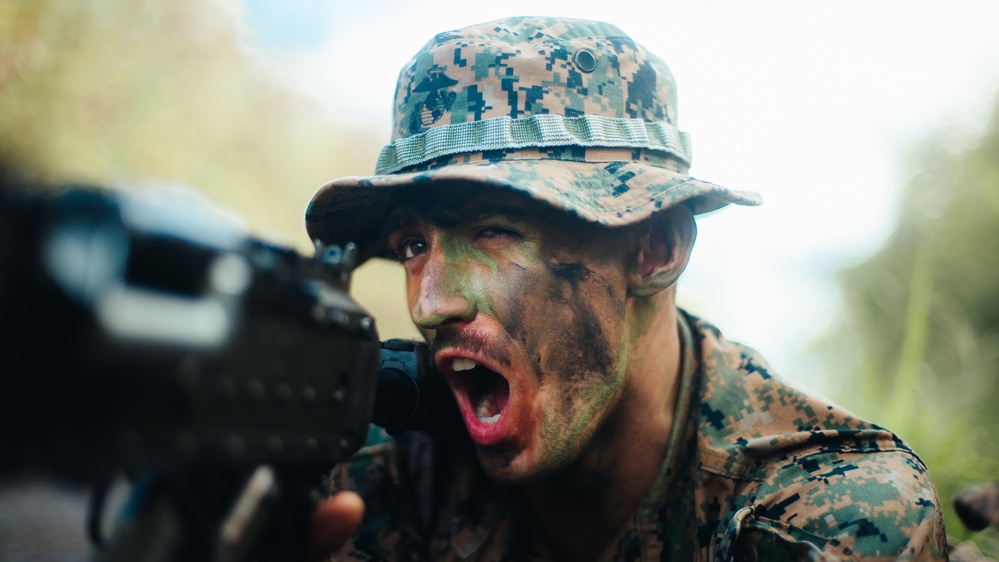 3d MLR HQ Marines Conduct EAB Sustainment Training