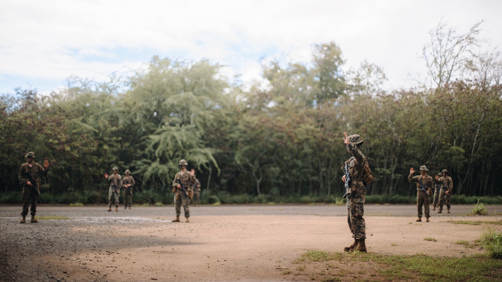 3d MLR HQ Marines Conduct EAB Sustainment Training