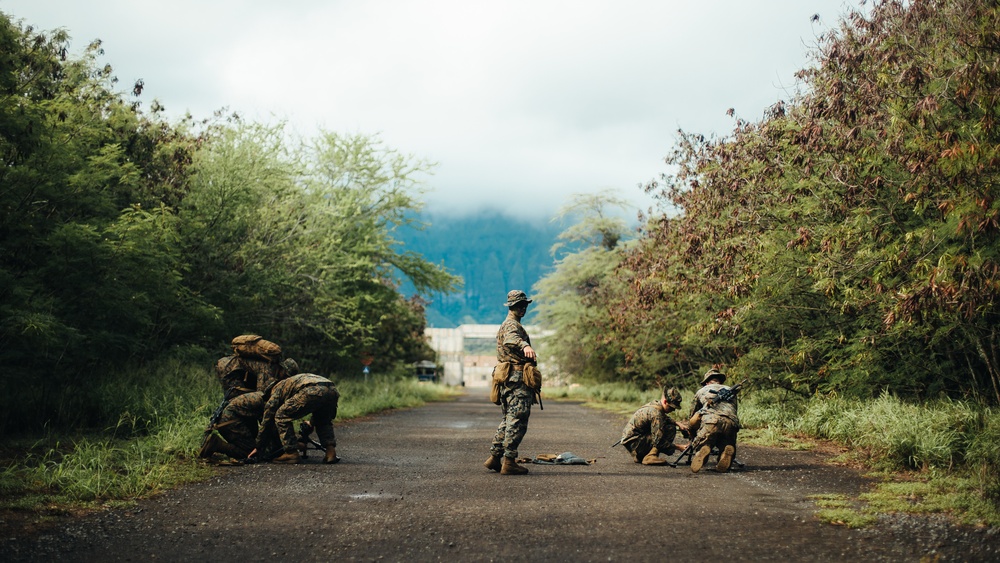 3d MLR HQ Marines Conduct EAB Sustainment Training