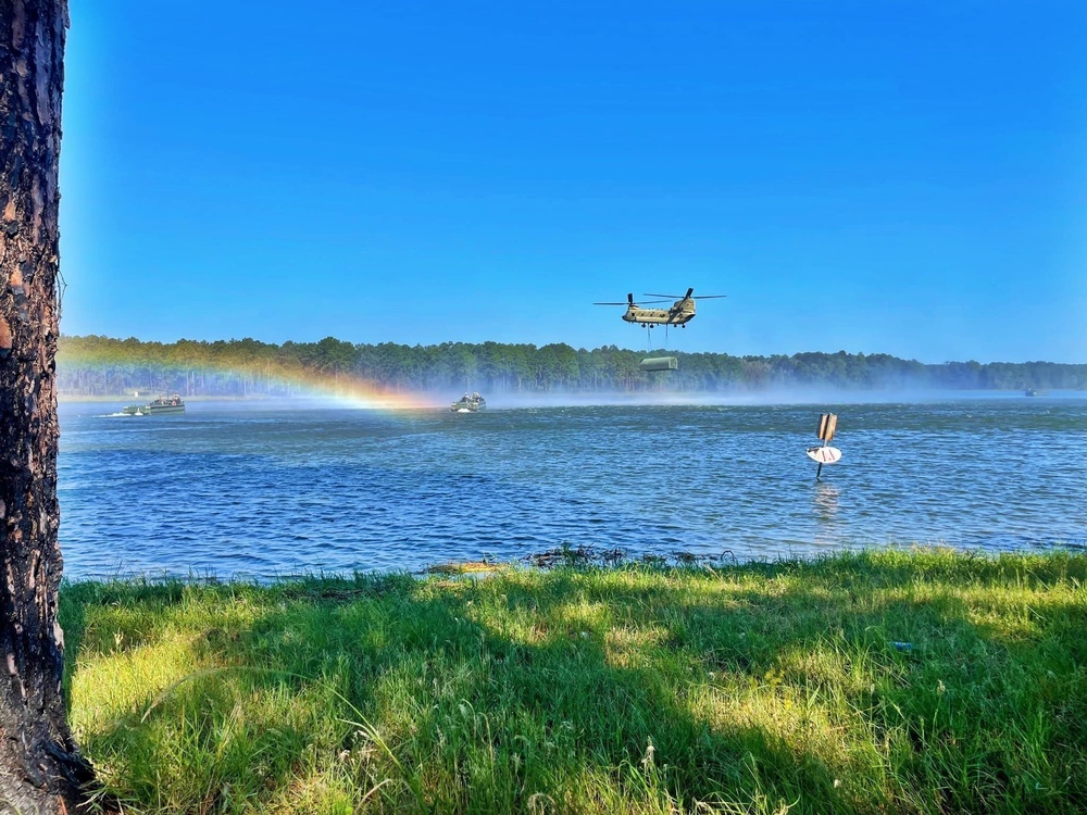 Soldiers train for wet gap crossing missions to prepare for large scale combat operations