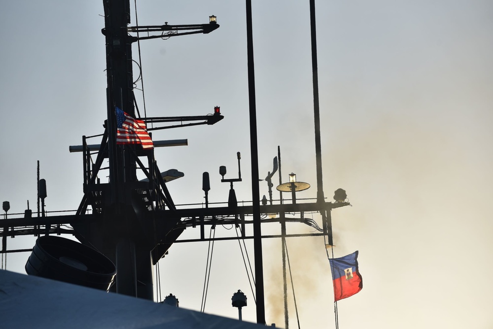 Coast Guard Cutter Northland Patrols Haitian Coast