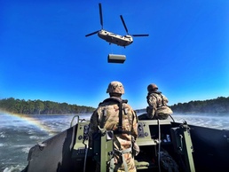 Soldiers train for wet gap crossing missions to prepare for large scale combat operations