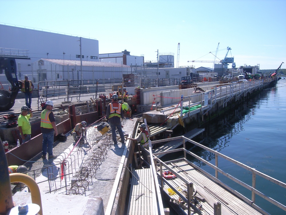 Berth 6 Utility Progress