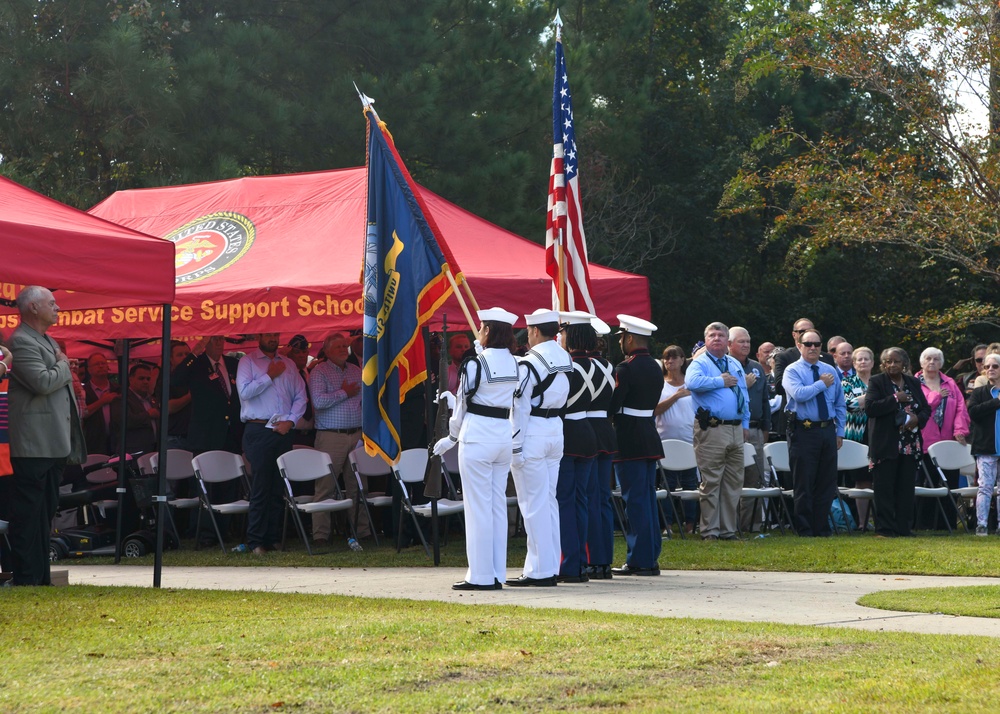 Corpsmen Memorial unveiled to public