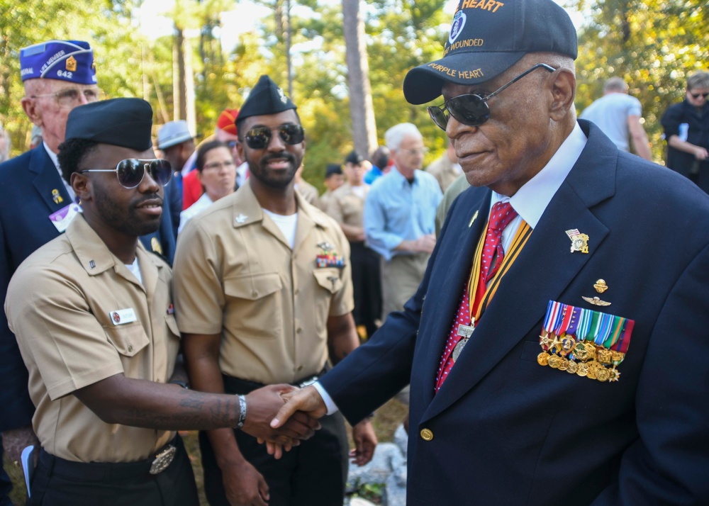 Corpsmen Memorial unveiled to public