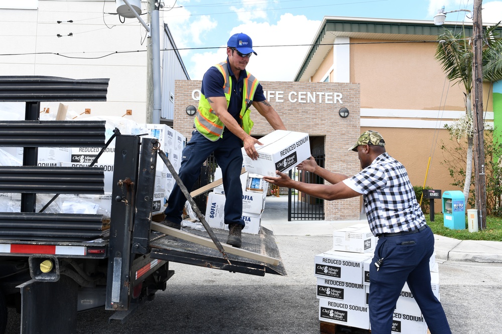 Lee County Officials Deliver Donated Supplies to the Quality Life Center