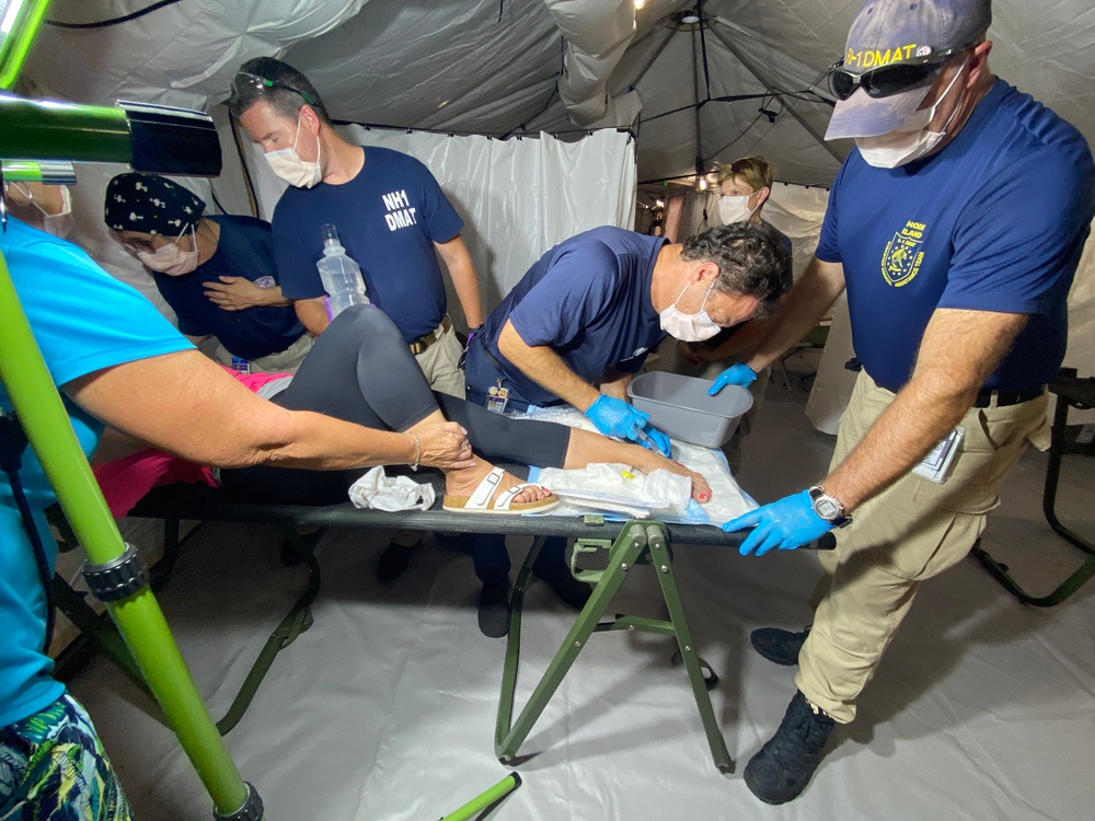 Disaster Medical Assistance Teams Assist Patients Outside of The Gulf Coast Medical Center