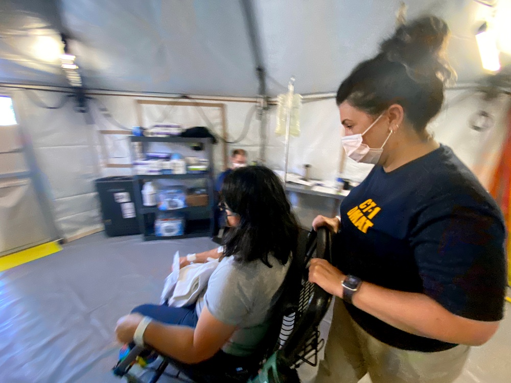 Disaster Medical Assistance Teams Assist Patients Outside of The Gulf Coast Medical Center