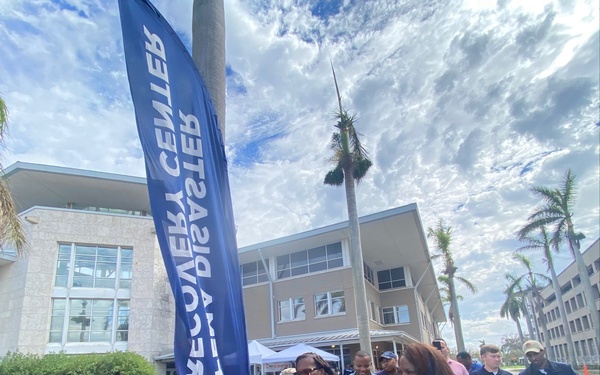 Representatives Al Green and Val Demings Visit a FEMA Disaster Recovery Center