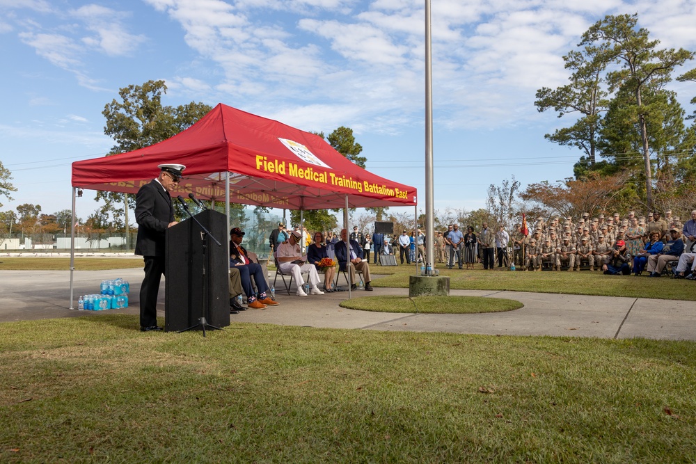 U.S. Navy Corpsmen Memorial Dedication Ceremony