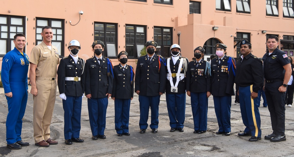 Blue Angels at Balboa High School for Fleet Week 2022