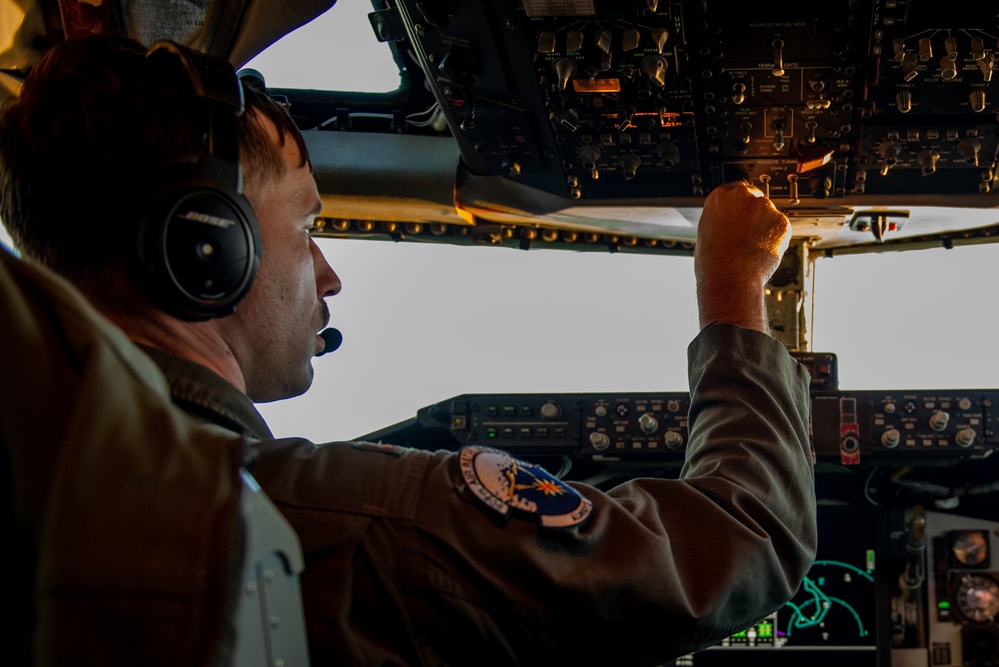 909th Air Refueling Squadron fuels RF-A 23-1 Fighters