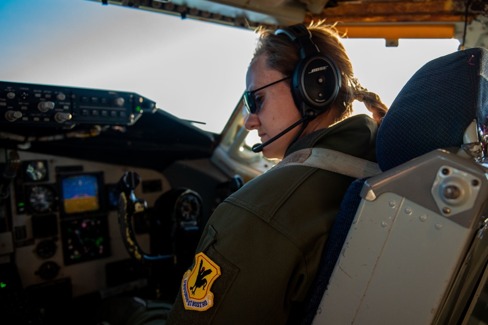 909th Air Refueling Squadron fuels RF-A 23-1 Fighters