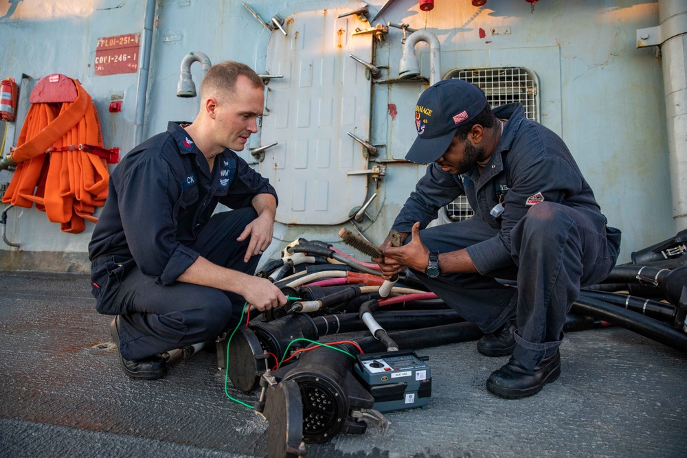 Ramage Conducts Sea and Anchor