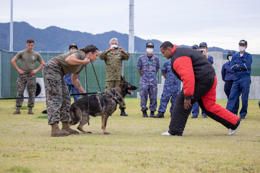 A Police Officer’s Best Friend: Japanese Maritime Self-Defense Force Train with Military Working-Dogs Alongside U.S. Marines