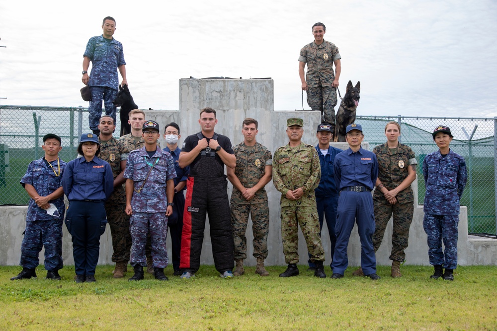 A Police Officer’s Best Friend: Japanese Maritime Self-Defense Force Train with Military Working-Dogs Alongside U.S. Marines