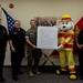 MCIPAC H&amp;S Bn Commanding Officer signs the 2022 Fire Prevention Proclamation