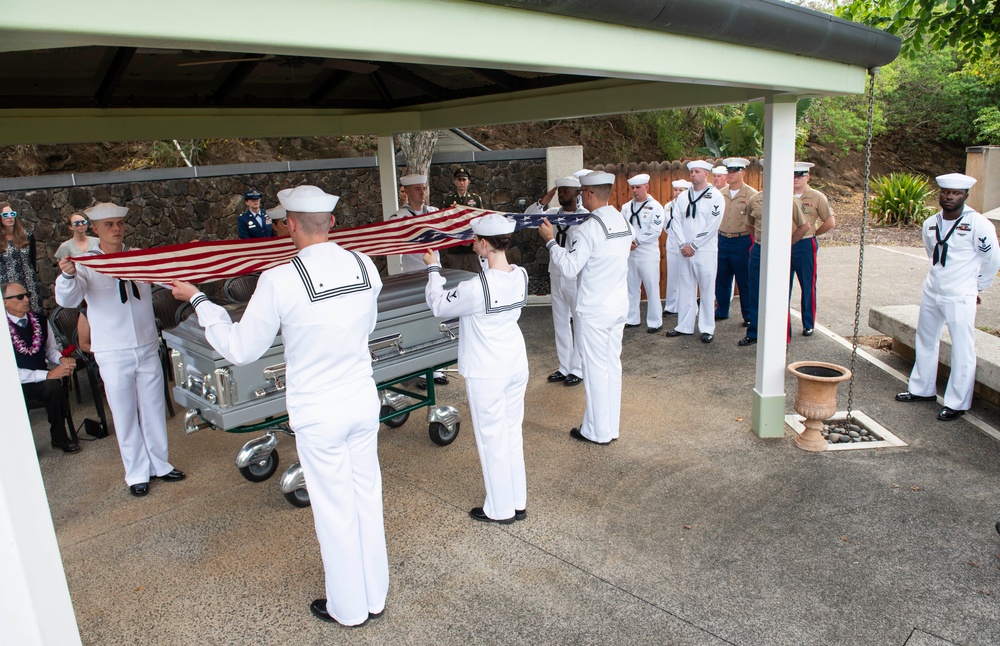 U.S. Navy Fire Controlman 1st Class Hubert P. Clement Interment Ceremony