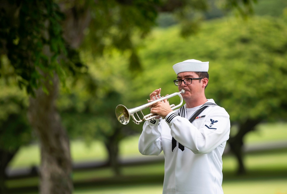 U.S. Navy Fire Controlman 1st Class Hubert P. Clement Interment Ceremony