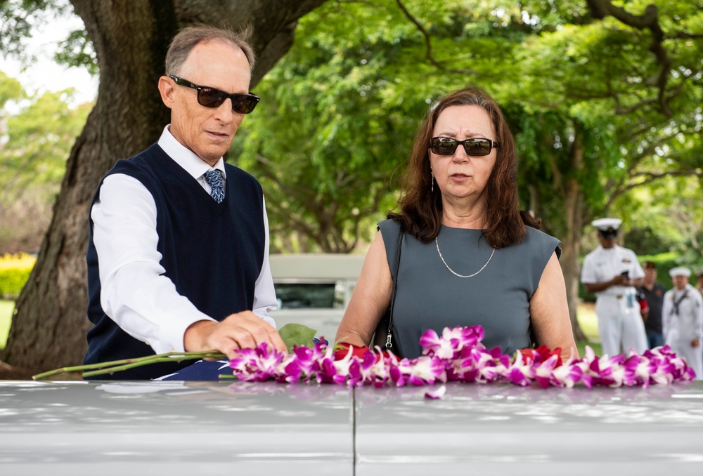 U.S. Navy Fire Controlman 1st Class Hubert P. Clement Interment Ceremony