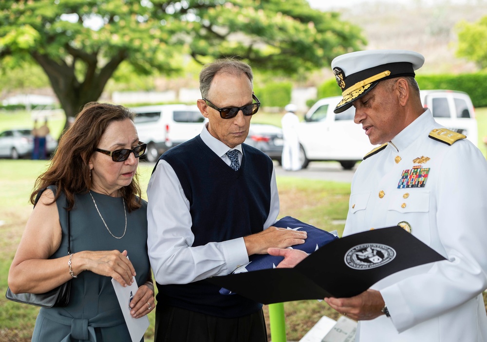 U.S. Navy Fire Controlman 1st Class Hubert P. Clement Interment Ceremony