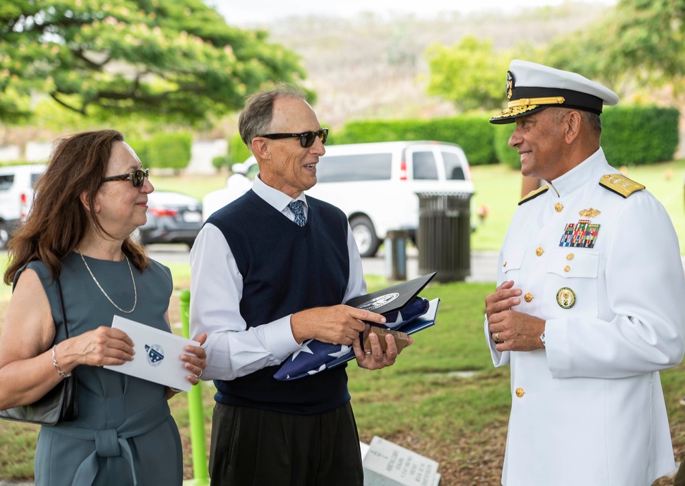 U.S. Navy Fire Controlman 1st Class Hubert P. Clement Interment Ceremony