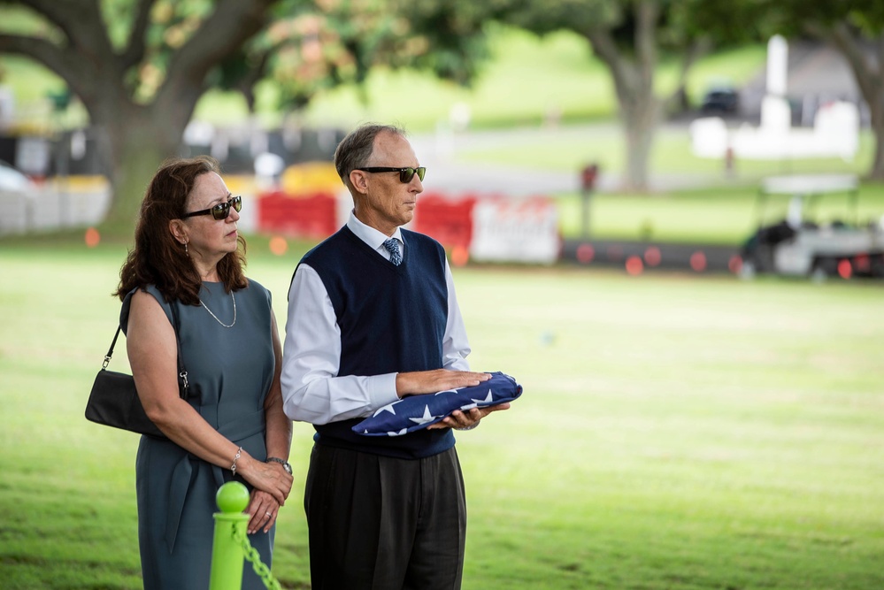 U.S. Navy Fire Controlman 1st Class Hubert P. Clement Interment Ceremony