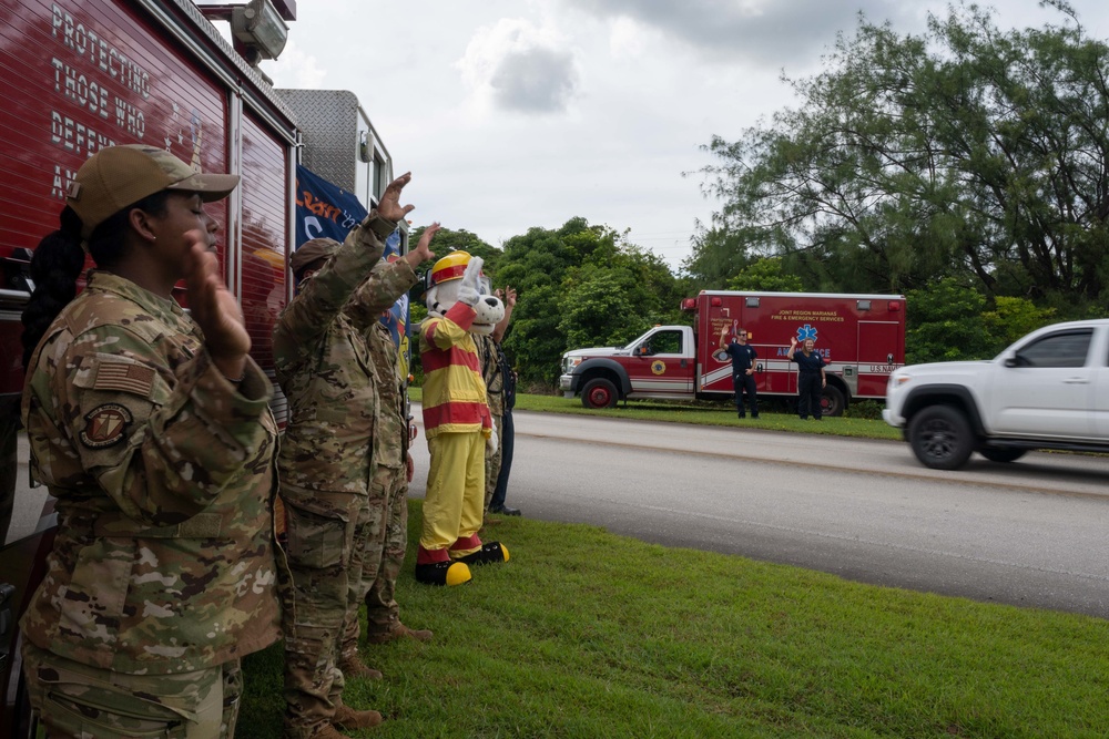 Andersen AFB National Fire Prevention Week wave