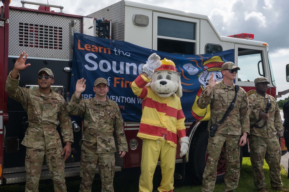 Andersen AFB National Fire Prevention Week wave