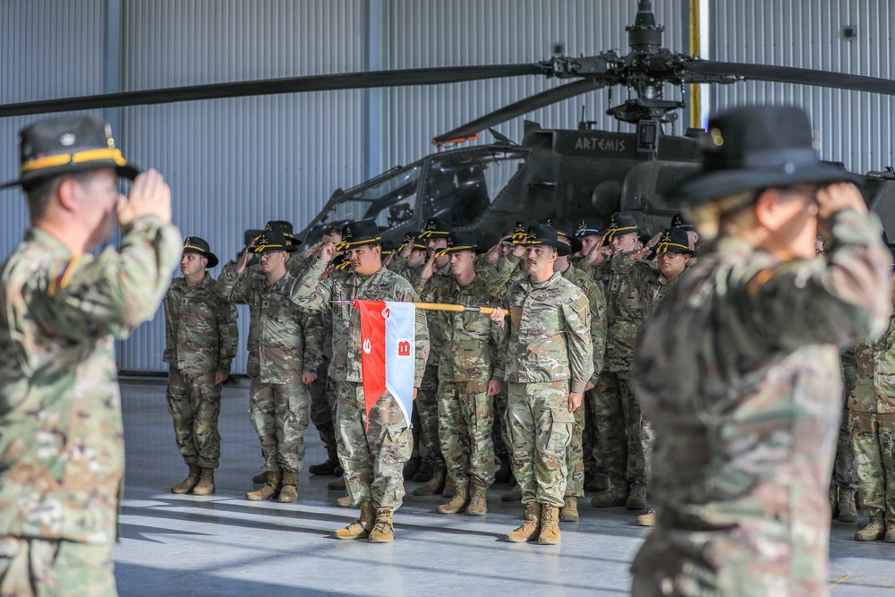 3-6 CAV Pass on their Colors in Latvia