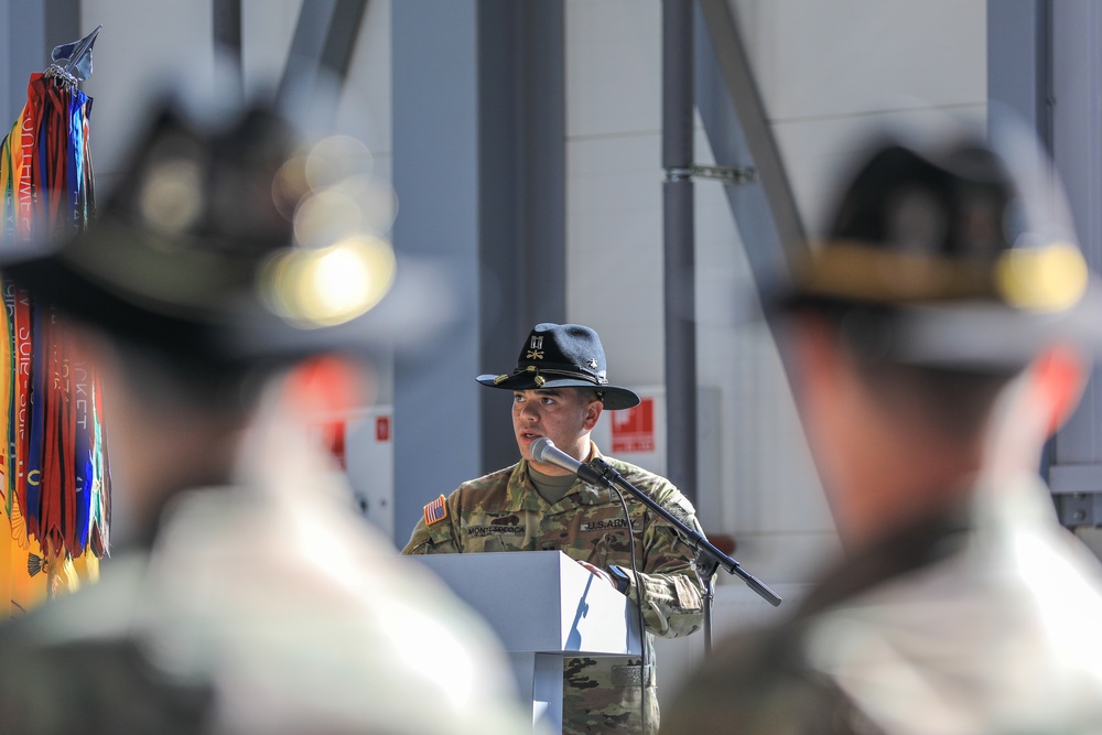 3-6 CAV Pass on their Colors in Latvia