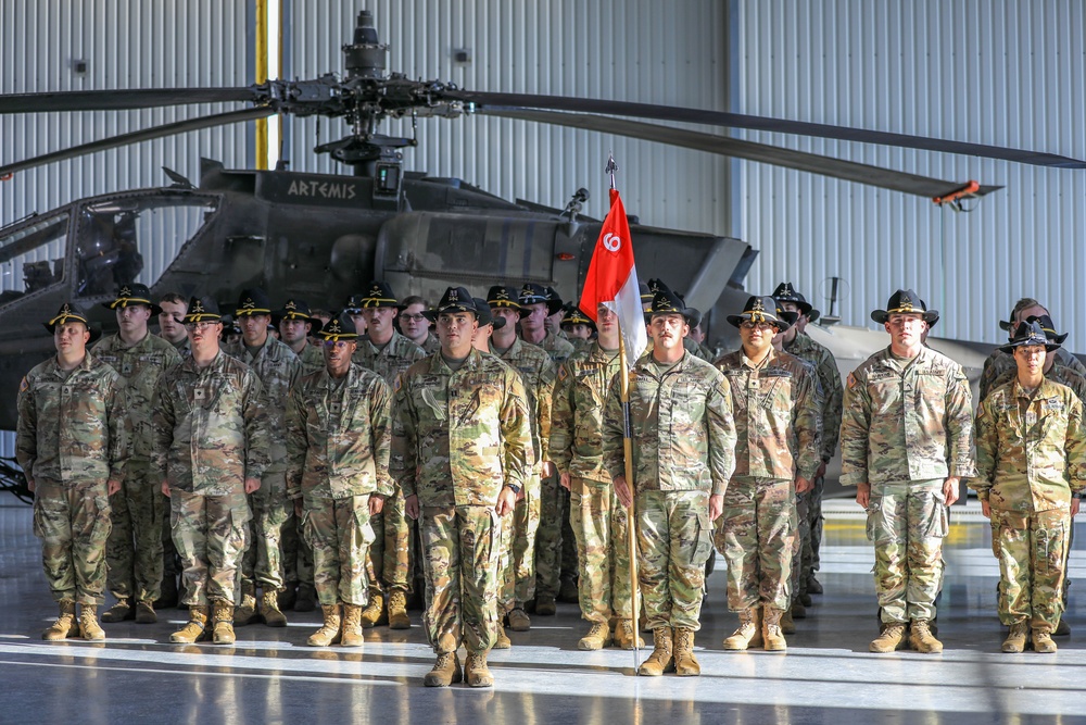 3-6 CAV Pass on their Colors in Latvia