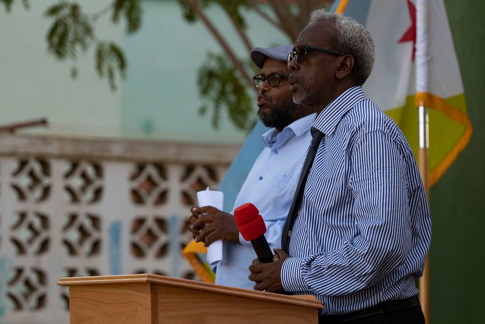 CJTF-HOA, partners build school library in Djibouti