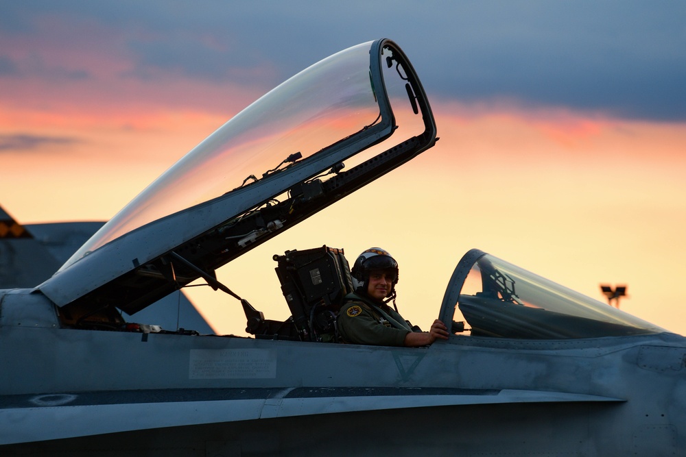 510th FS F-16s and Marine Corps F-18s integrate to strengthen capabilities