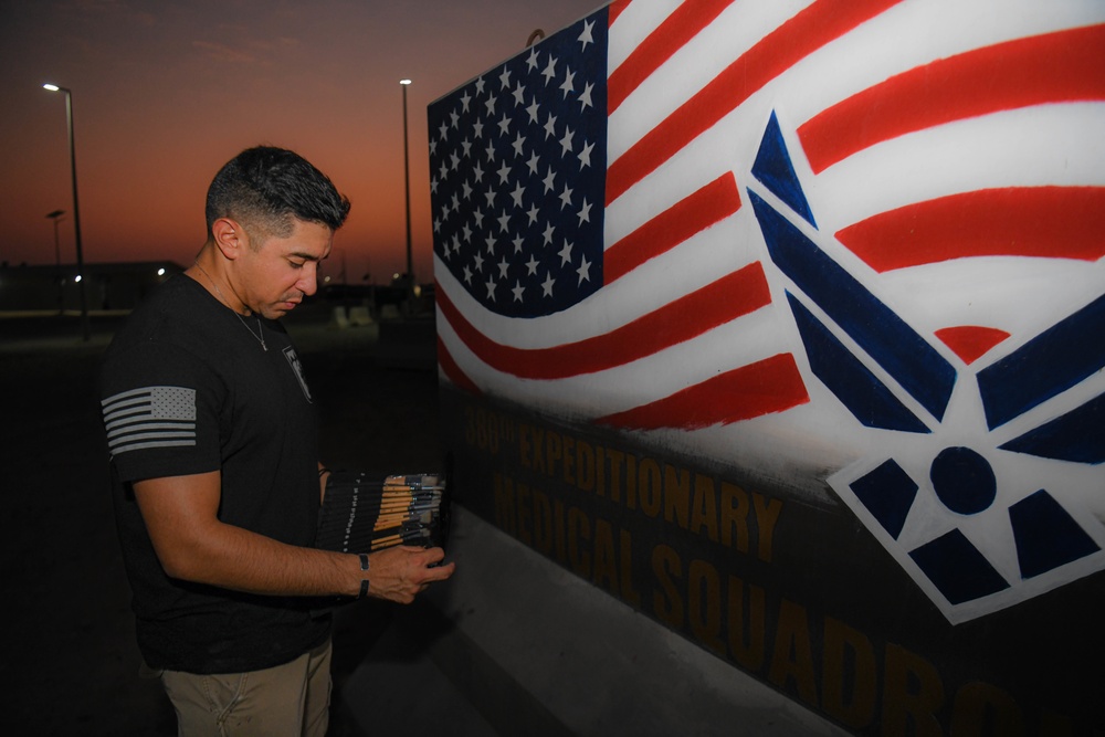 The Art in War - U.S. Army Sgt. Anthony Castillo Paints 10th Mural at ADAB