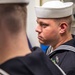 USS Chancellorsville Conducts Dress Blues Inspection