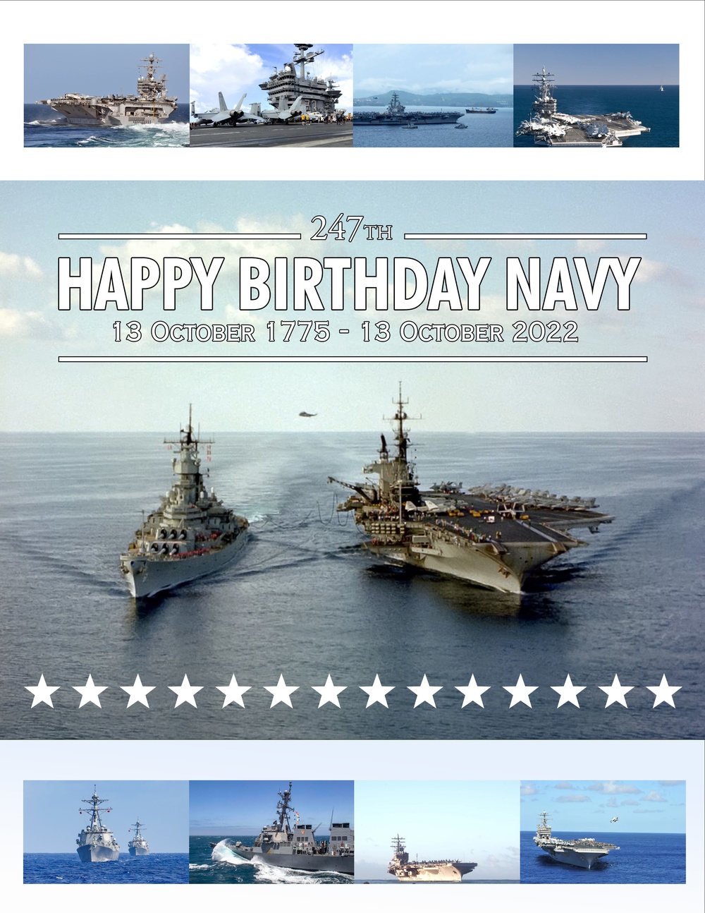 Happy Birthday U.S. Navy - From Norfolk Naval Shipyard