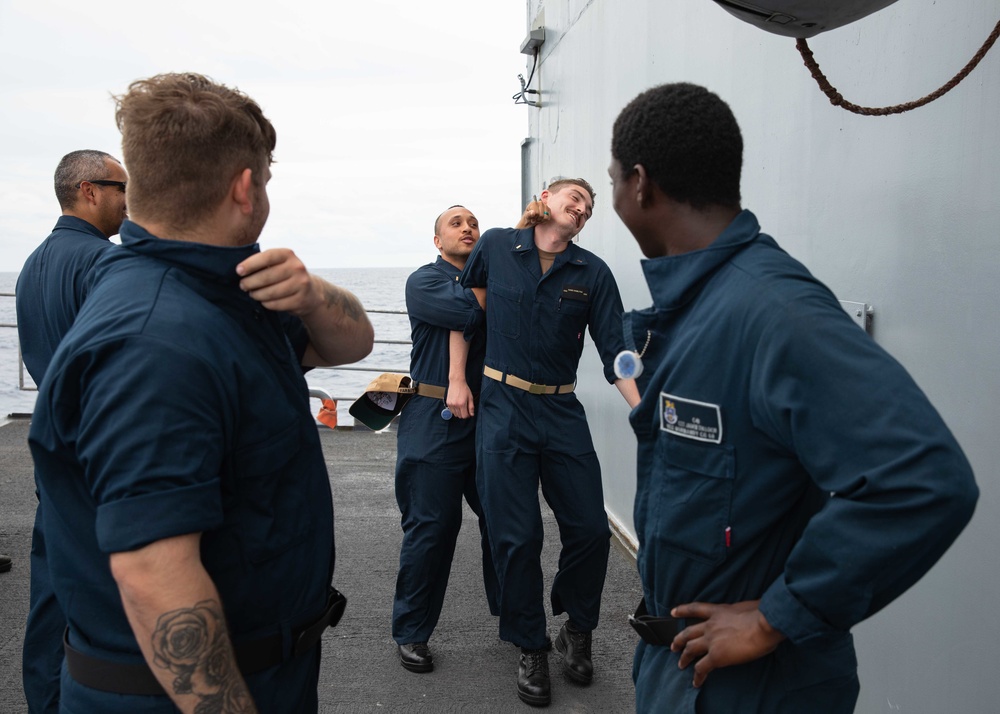 USS Normandy Deploys with the Gerald R. Ford Carrier Strike Group